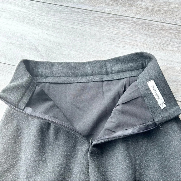 Beau Voyage Black  Faux Wrap A Line Midi Skirt - Picture 11 of 11